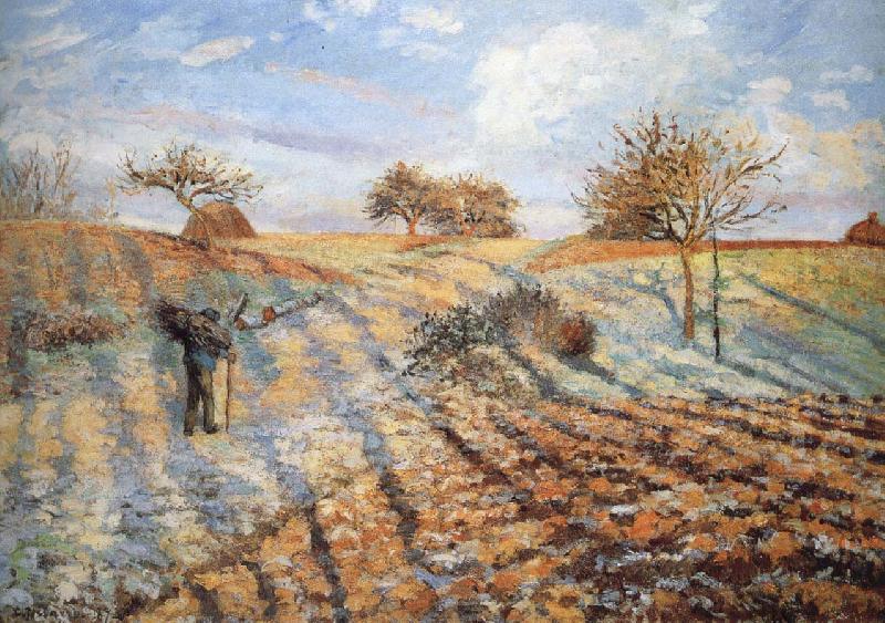 Camille Pissarro Hoar frost China oil painting art